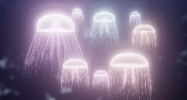 Jellyfish Project — interactive 3D jellyfish visualization rendered in real time