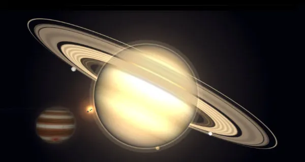 The Solar System — interactive 3D model of the Sun, planets, moons, and orbits